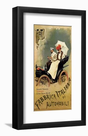 F.I.A.T., Fabbrica Italiana di Automobili-G^ Carpanetto-Framed Art Print