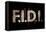 F.I.D.I. F-ck It Do It Bling Poster-null-Framed Stretched Canvas