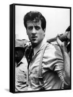 F.I.S.T., 1978 directed by NORMAN JEWISON Sylvester Stallone (b/w photo)-null-Framed Stretched Canvas