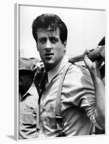 F.I.S.T., 1978 directed by NORMAN JEWISON Sylvester Stallone (b/w photo)-null-Framed Photo