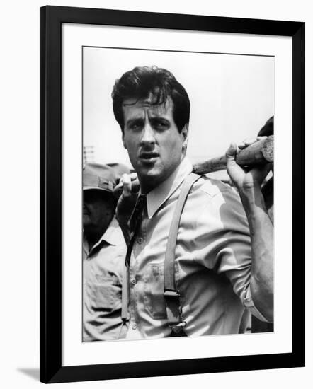 F.I.S.T., 1978 directed by NORMAN JEWISON Sylvester Stallone (b/w photo)-null-Framed Photo