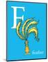 F is for Feather (blue)-Theodor (Dr. Seuss) Geisel-Mounted Art Print