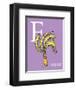 F is for Feather (purple)-Theodor (Dr. Seuss) Geisel-Framed Art Print