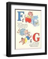 F is for Fish, G is for Games-null-Framed Art Print