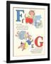 F is for Fish, G is for Games-null-Framed Art Print