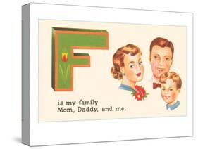 F is my Family-null-Stretched Canvas