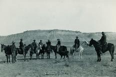 Montana Cowboys-F.J. Haynes-Stretched Canvas