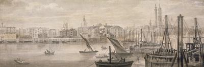 Old London Bridge, 1826-F Jackson-Giclee Print