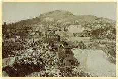 Noon Break For Miners At Cripple Creek-F. Jay Haynes-Framed Stretched Canvas