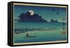 F?keiga-Ando Hiroshige-Framed Stretched Canvas