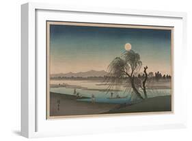 F?keiga-Ando Hiroshige-Framed Art Print