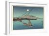 F?keiga-Ando Hiroshige-Framed Art Print