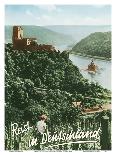 Travels in Germany (Deutschland) - Fürstenberg Castle Ruins - Rhine River-F^ Kratz-Laminated Art Print