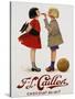 F-L Cailler's Chocolat Au Lait Chocolate Advertisement Poster-null-Stretched Canvas