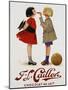 F-L Cailler's Chocolat Au Lait Chocolate Advertisement Poster-null-Mounted Premium Giclee Print