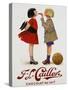 F-L Cailler's Chocolat Au Lait Chocolate Advertisement Poster-null-Stretched Canvas