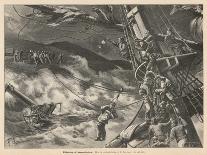 The Crew of a Sailing Ship-F. Laendner-Laminated Art Print