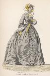 1882 Depiction of 1840s Fashions-F. Lix-Art Print