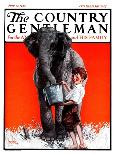 "Watering the Elephant," Country Gentleman Cover, July 14, 1923-F. Lowenheim-Giclee Print
