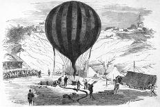 Siege of Paris-Balloons-F. Meaulue-Framed Premium Giclee Print