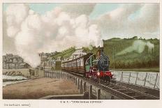 The "Cromer Express" of the Great Eastern Railway Carries Its Passengers into East Anglia-F. Moore-Laminated Premium Giclee Print