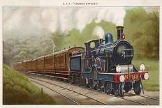 The "Cromer Express" of the Great Eastern Railway Carries Its Passengers into East Anglia-F. Moore-Framed Art Print