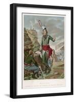 F S Marceau-Desgraviers French Military with Colleagues-Antoine Louis Francois Sergent-marceau-Framed Art Print