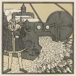 Inflation in Germany Gutenberg-F. Schilling-Art Print