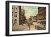 F Street, Us Treasury-null-Framed Art Print