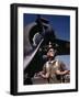 F.W. Hunter, Army Test Pilot, Douglas Aircraft Company Plant at Long Beach, Calif. October 1942-null-Framed Photo