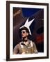 F.W. Hunter, World War II Army Test Pilot, circa 1942-Alfred T^ Palmer-Framed Photo