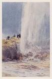 The Eruption of Wairoa Geyser in New Zealand-F. Wright-Art Print