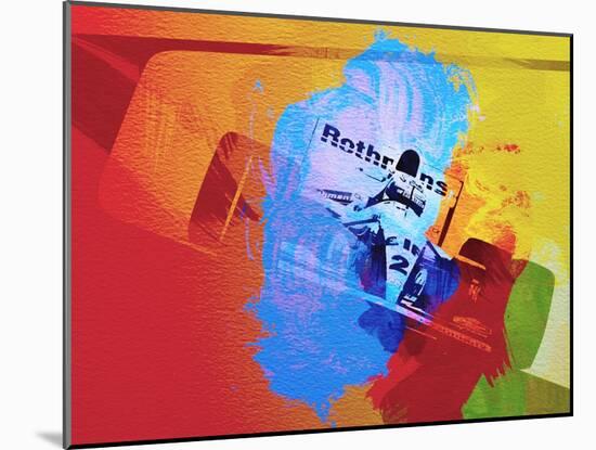 F1 Racing-NaxArt-Mounted Art Print