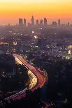 Downtown Los Angeles Skyline at Twilight Ca.-f11photo-Framed Photographic Print