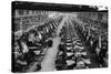 F4U Corsair Production Line-null-Stretched Canvas