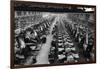 F4U Corsair Production Line-null-Framed Premium Photographic Print