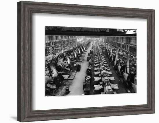 F4U Corsair Production Line-null-Framed Photographic Print