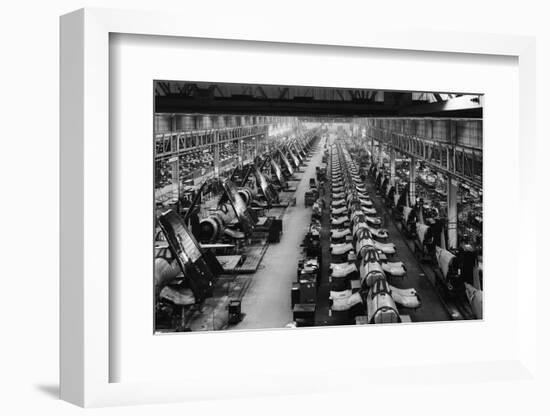 F4U Corsair Production Line-null-Framed Photographic Print