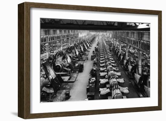 F4U Corsair Production Line-null-Framed Photographic Print