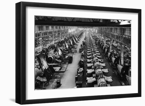 F4U Corsair Production Line-null-Framed Photographic Print