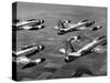 F84 Planes Flying in Formation-J^ R^ Eyerman-Stretched Canvas