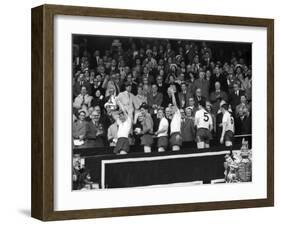 FA Cup Final at Wembley Stadium, Tottenham Hotspur vs Burnley-null-Framed Photographic Print