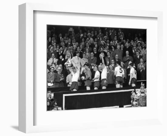 FA Cup Final at Wembley Stadium, Tottenham Hotspur vs Burnley-null-Framed Photographic Print