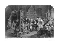 James II Receives News-FA Heath-Giclee Print