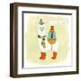 Fa-la-la-la Llama I-June Vess-Framed Art Print