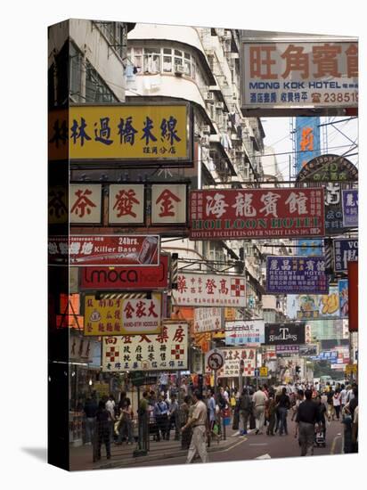 Fa Yuen Street, Mong Kok District, Kowloon, Hong Kong, China, Asia-Sergio Pitamitz-Stretched Canvas