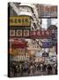 Fa Yuen Street, Mong Kok District, Kowloon, Hong Kong, China, Asia-Sergio Pitamitz-Stretched Canvas