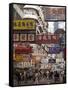 Fa Yuen Street, Mong Kok District, Kowloon, Hong Kong, China, Asia-Sergio Pitamitz-Framed Stretched Canvas