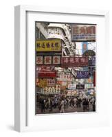 Fa Yuen Street, Mong Kok District, Kowloon, Hong Kong, China, Asia-Sergio Pitamitz-Framed Photographic Print