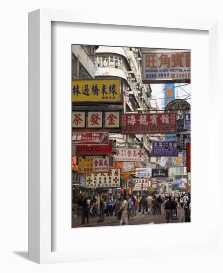 Fa Yuen Street, Mong Kok District, Kowloon, Hong Kong, China, Asia-Sergio Pitamitz-Framed Photographic Print